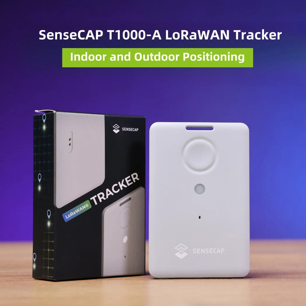 Sensecap T1000 Lora Meshtastic Tracker T1000-E with LR1110,nRF52840, AG3335 GPS, IP65 I Positioning, Motion Sensor