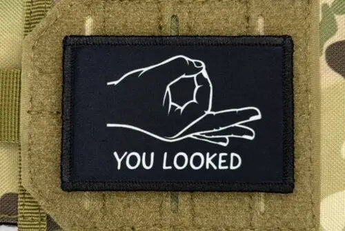 You Looked Hand Motion Patch