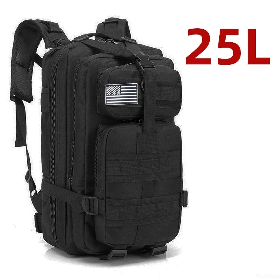 Everyday Carry 1000D Nylon & Waterproof Bugout Bag 25L/50L