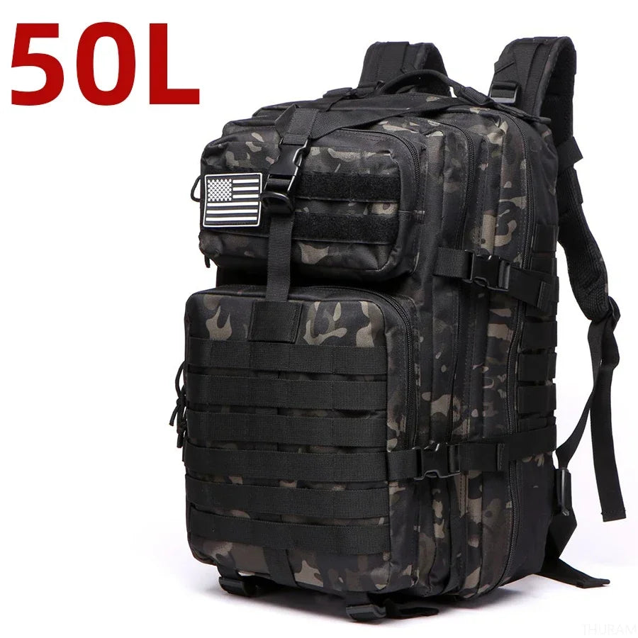 Everyday Carry 1000D Nylon & Waterproof Bugout Bag 25L/50L