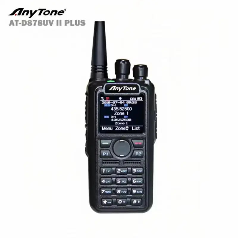 Anytone AT-D878UVII Plus DMR Analog Radio GPS APRS RX & TX VHF/UHF Ham Radio