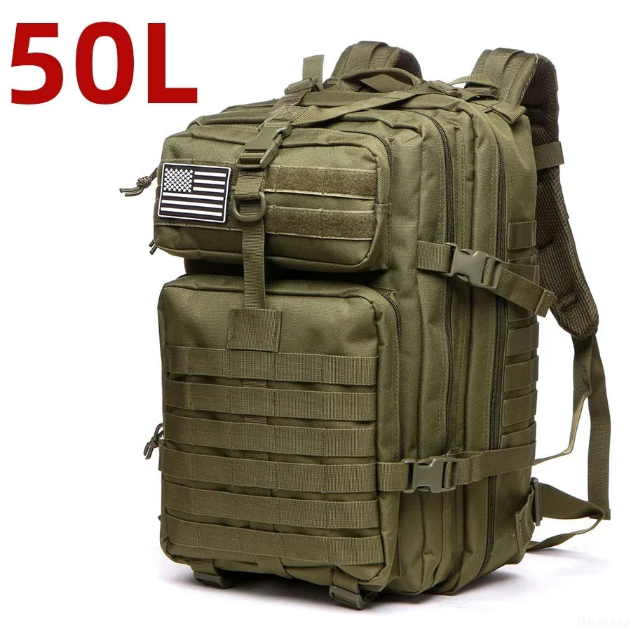 Everyday Carry 1000D Nylon & Waterproof Bugout Bag 25L/50L