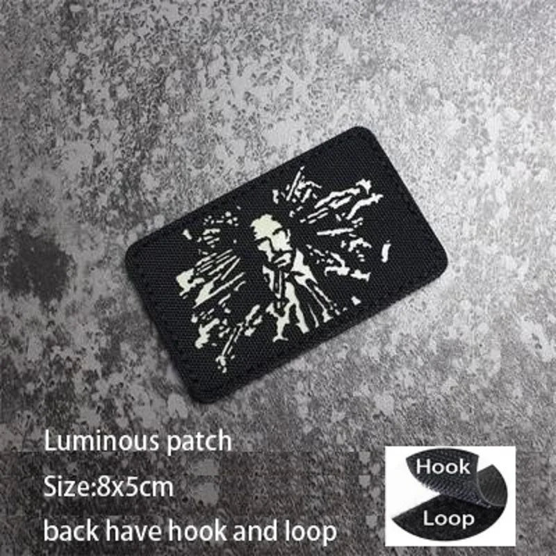 Newly Designed BABAYAGA Patch John Wick Clothing Woven Morale Armband Wrap Backpack with Hook Loop Patches for Clothing