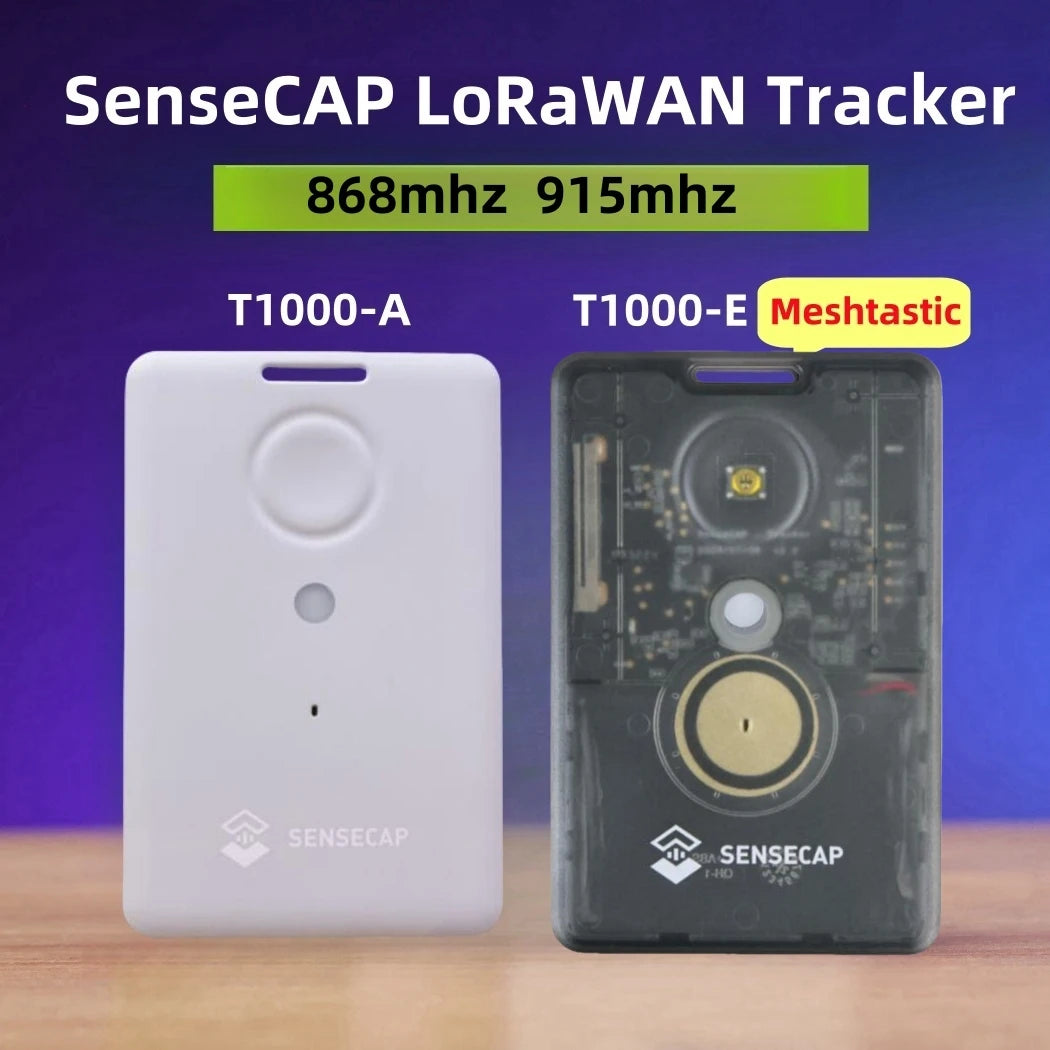 Sensecap T1000 Lora Meshtastic Tracker T1000-E with LR1110,nRF52840, AG3335 GPS, IP65 I Positioning, Motion Sensor