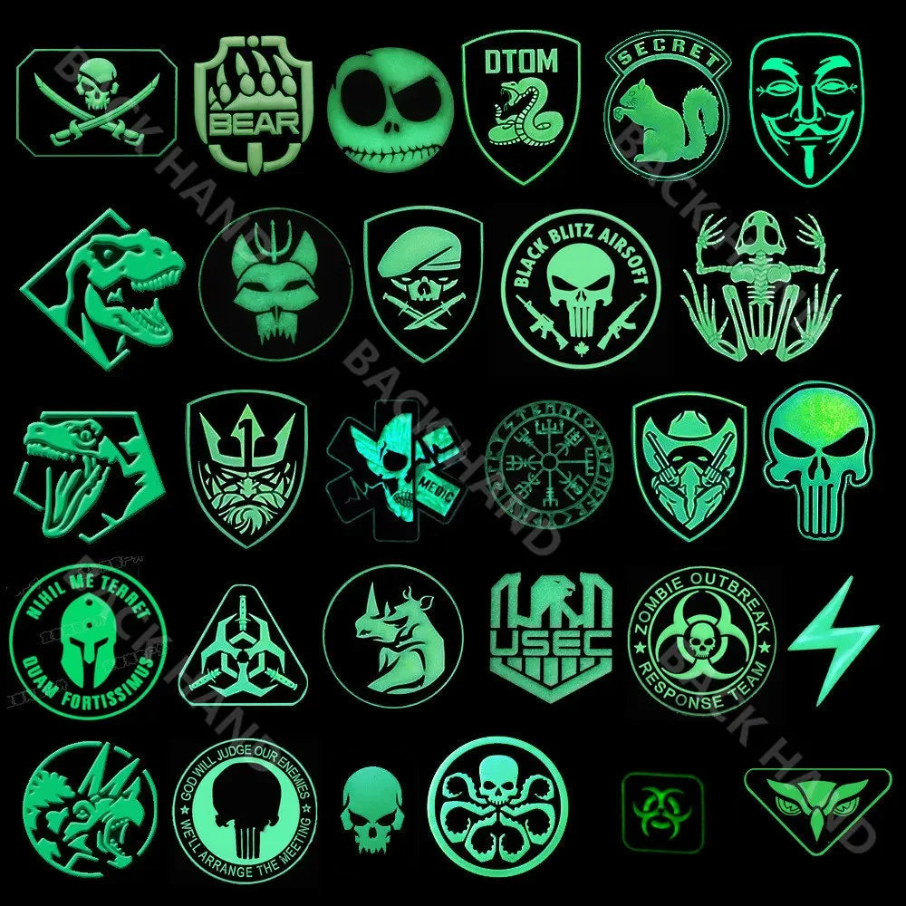 Glow in the Dark Morale Patches