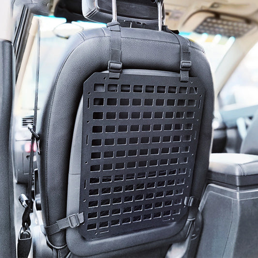 Vehicle Rigid Molle Panel Car Truck For Car Headrest Seat Organizer Velcro Panel Backpack Tactical Accessories Gear Holder