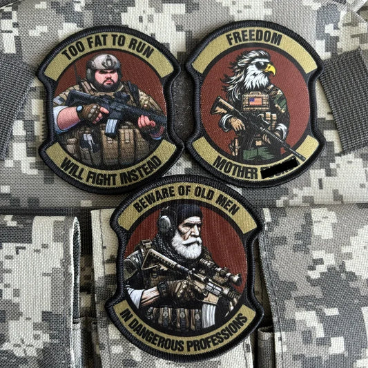 Lack of Morale Funny Patches